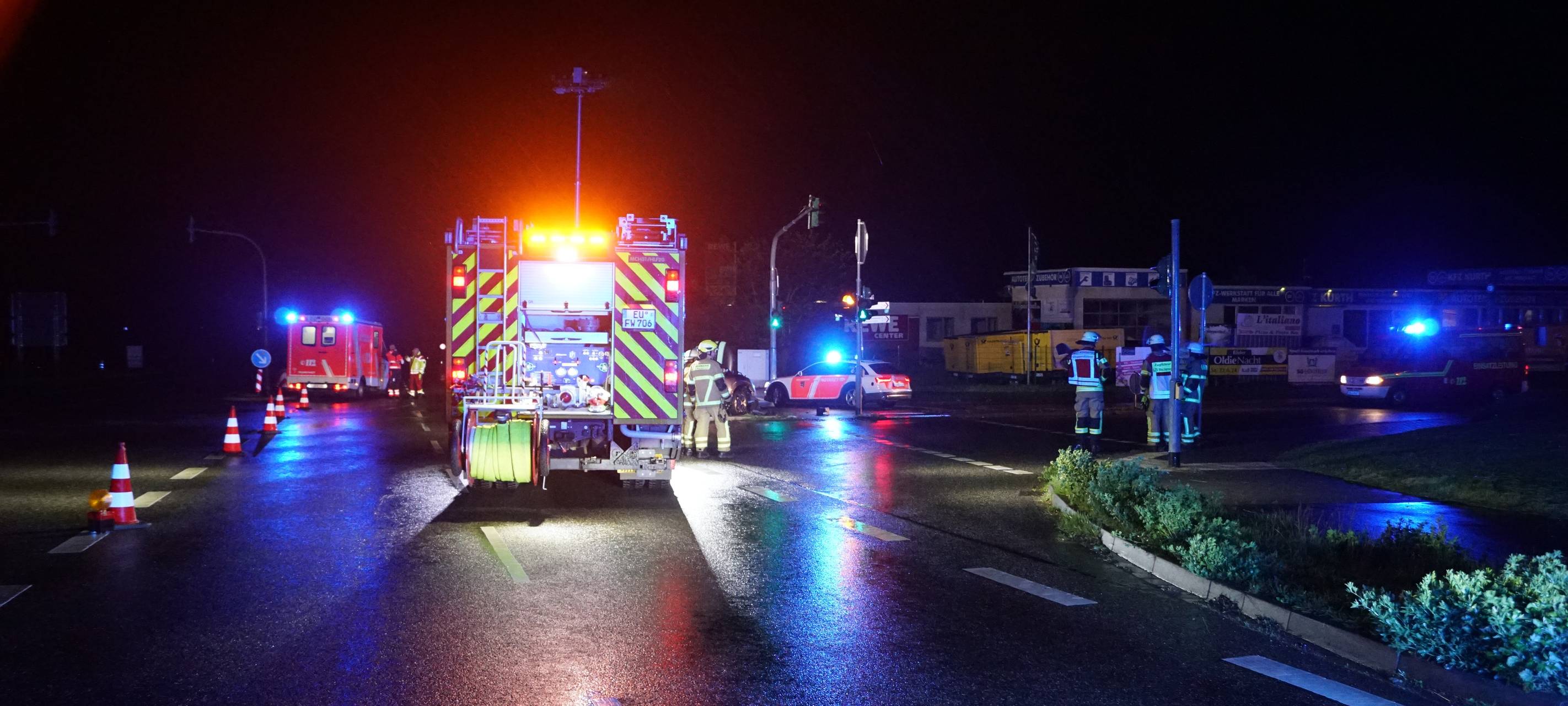 Vier Verletzte bei Zusammenstoß in Kommern