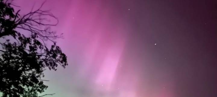 Polarlichter über der Eifel