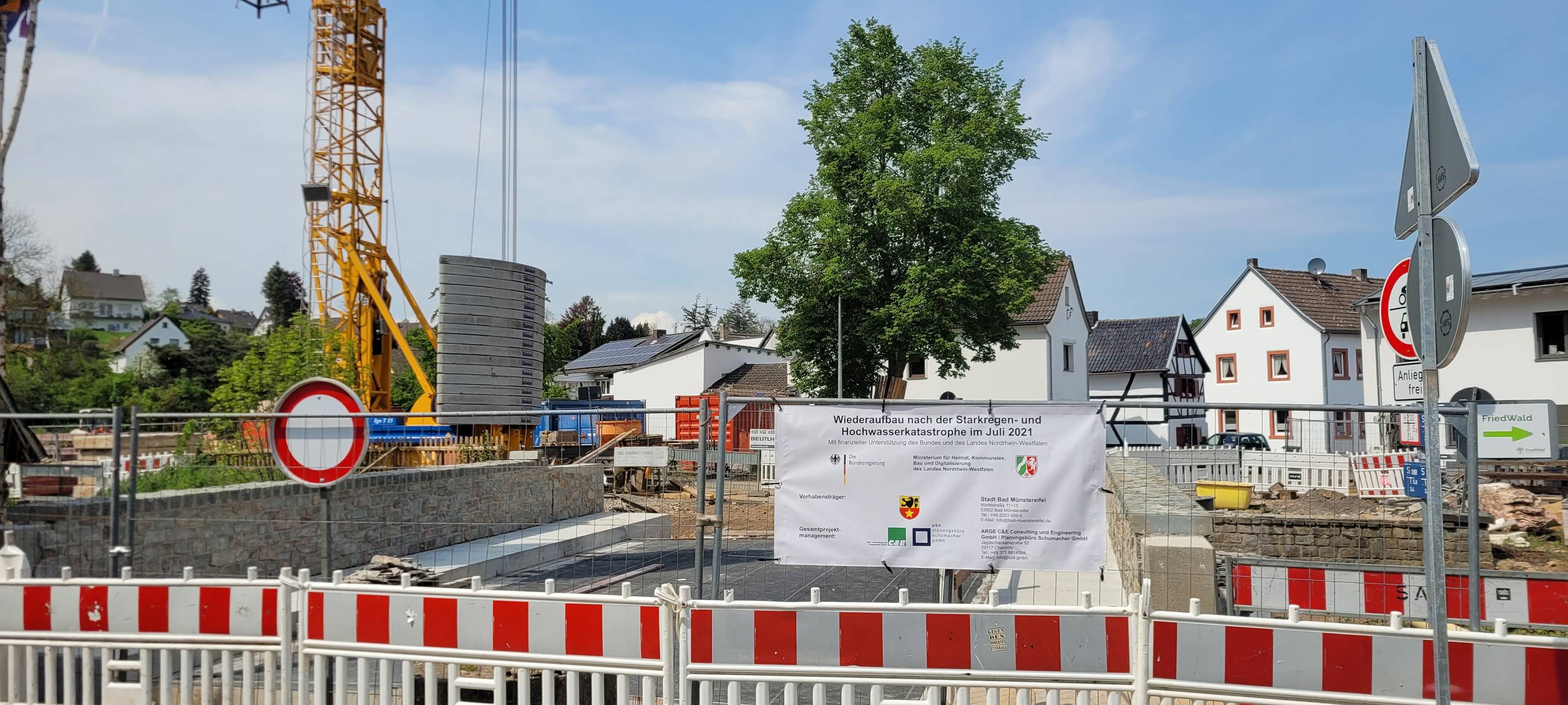 Neue Erftbrücke in Iversheim ist fertig