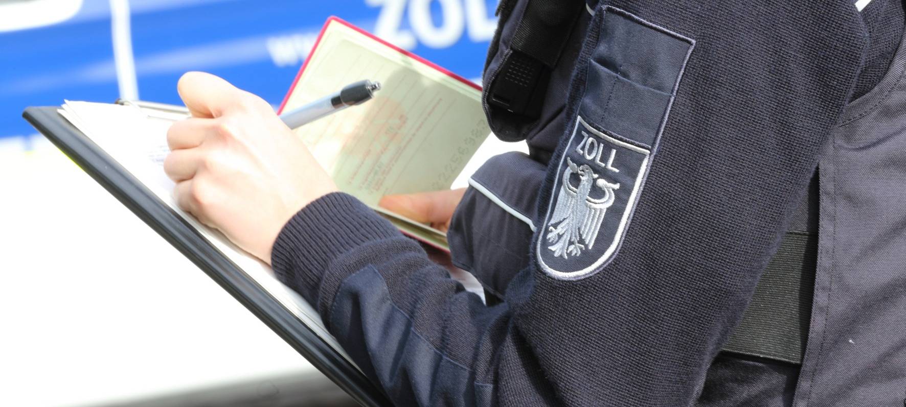 Großkontrolle an der Grenze
