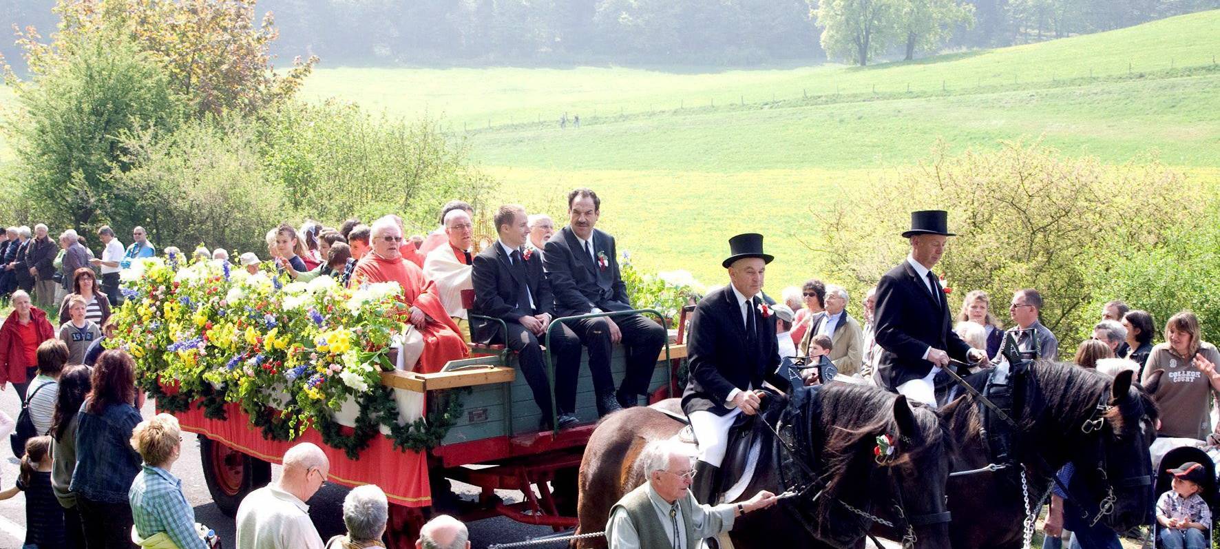 Viele Pilger zum Georgsritt in Kallmuth erwartet