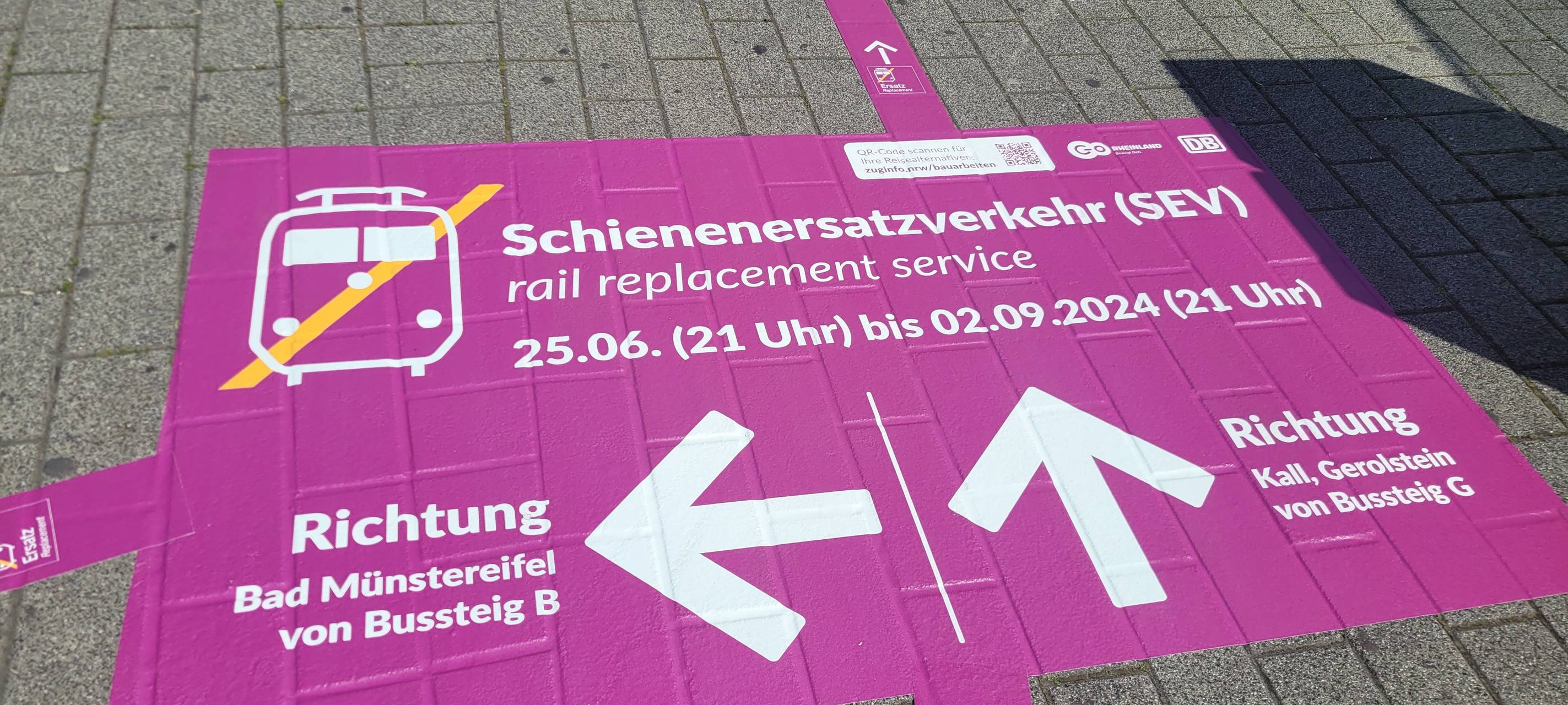 Bahnstrecke in die Eifel gesperrt
