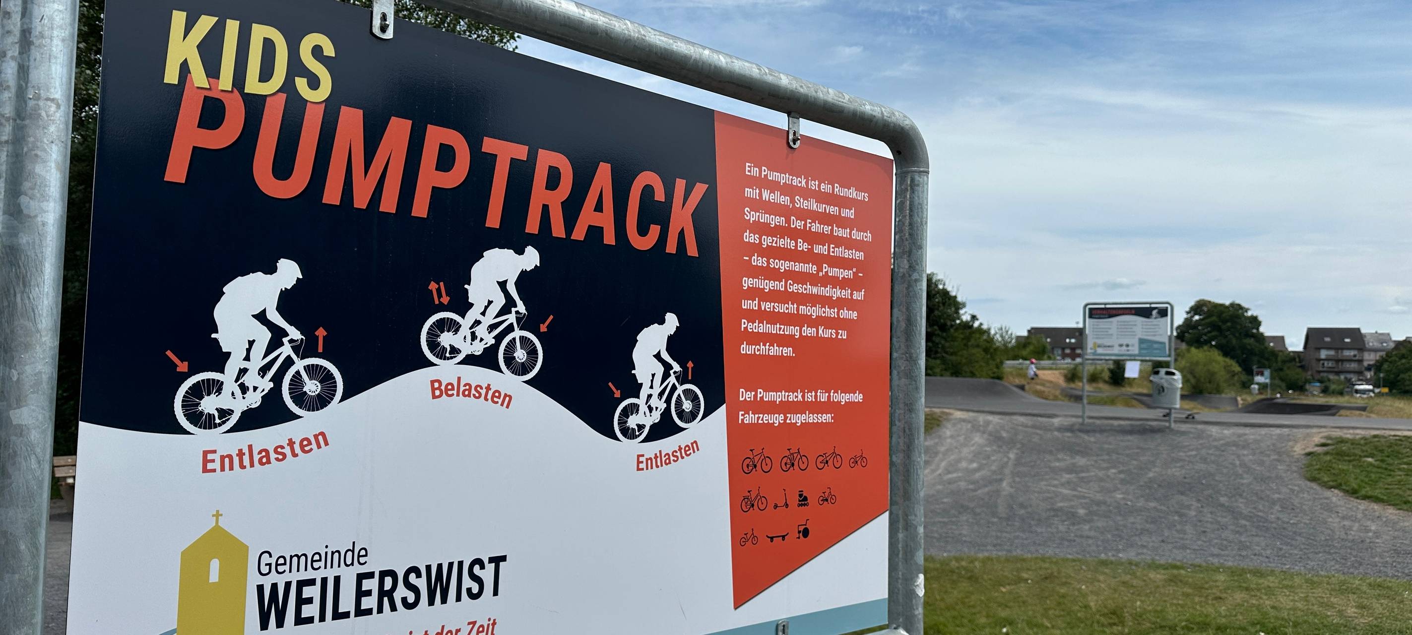 Spendenaktion für neuen Unterstand am Pumptrack