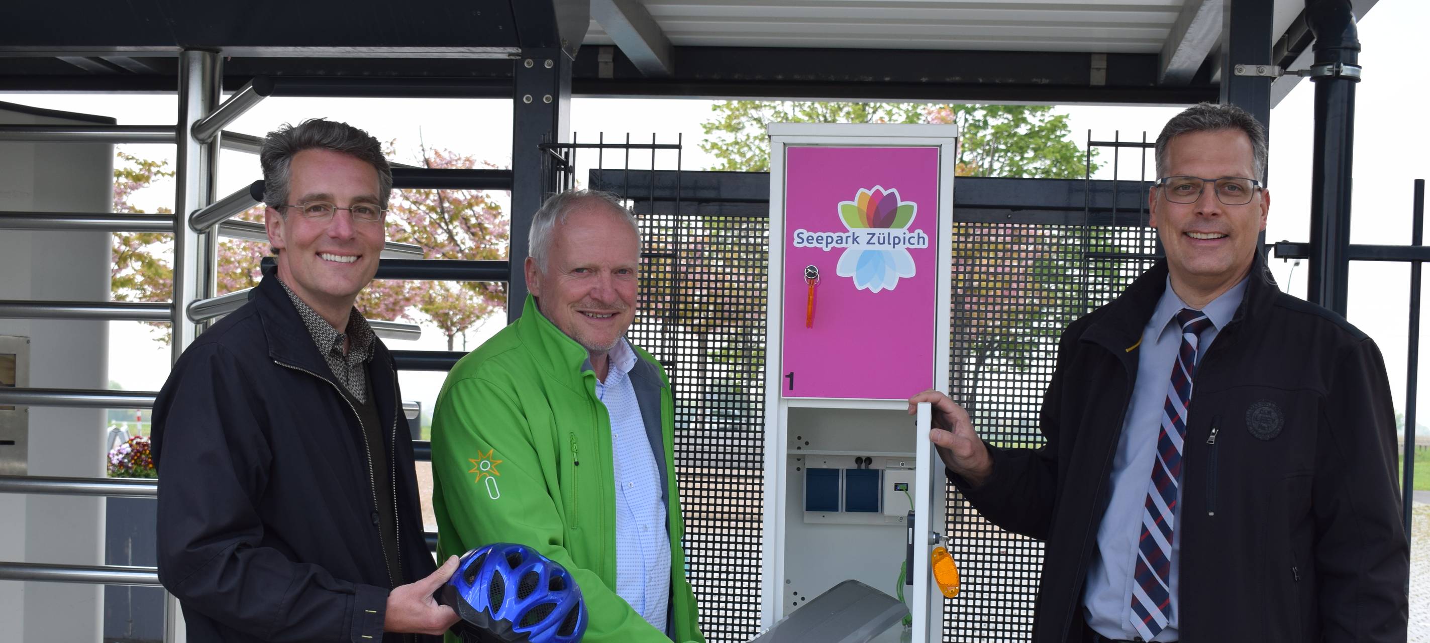 E-Bike-Ladestation im Seepark Zülpich