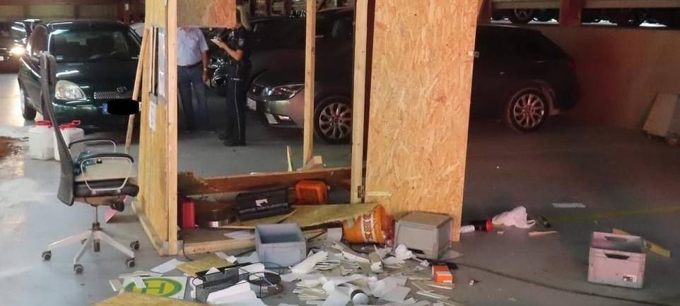 Unfall im Parkhaus Spiegelstraße in Euskirchen