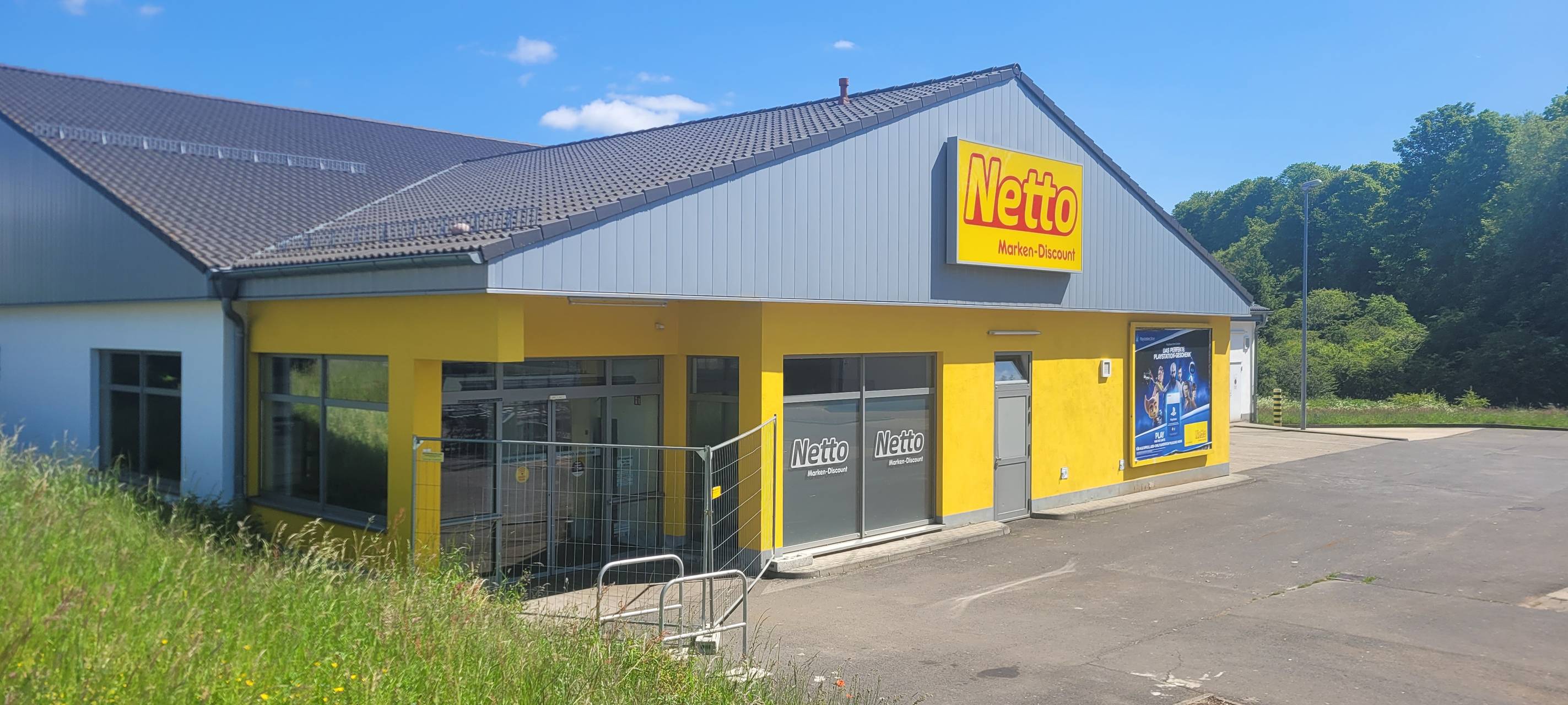 Netto in Dahlem ist wieder auf