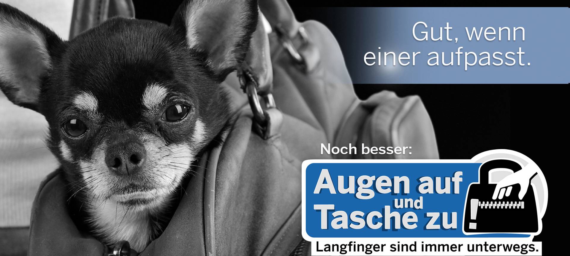 Aktionswoche gegen Taschendiebstahl