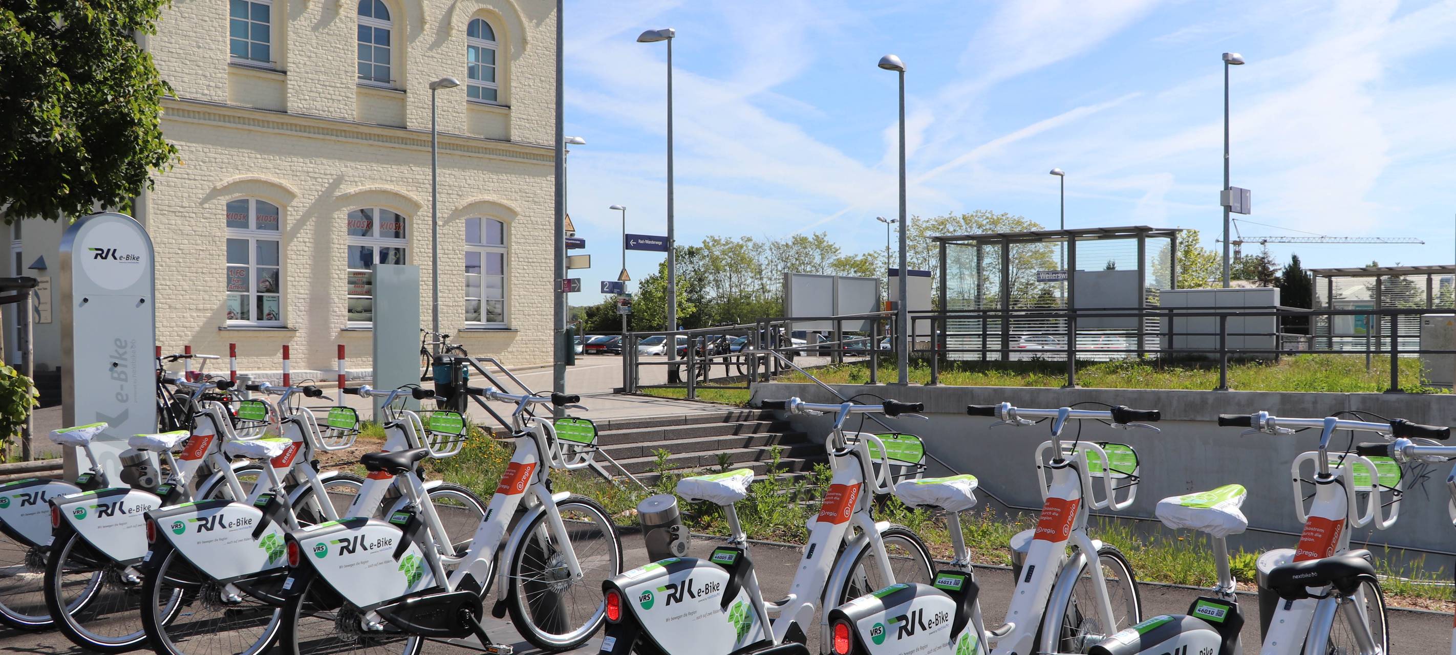 E-Bike-Verleihstation am Bf. Weilerswist