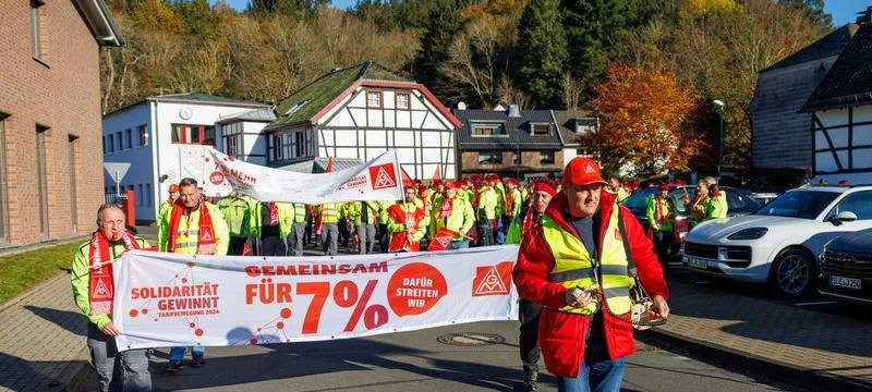 Nach Warnstreik in Hellenthal: Mehr Lohn in Metall-Industrie