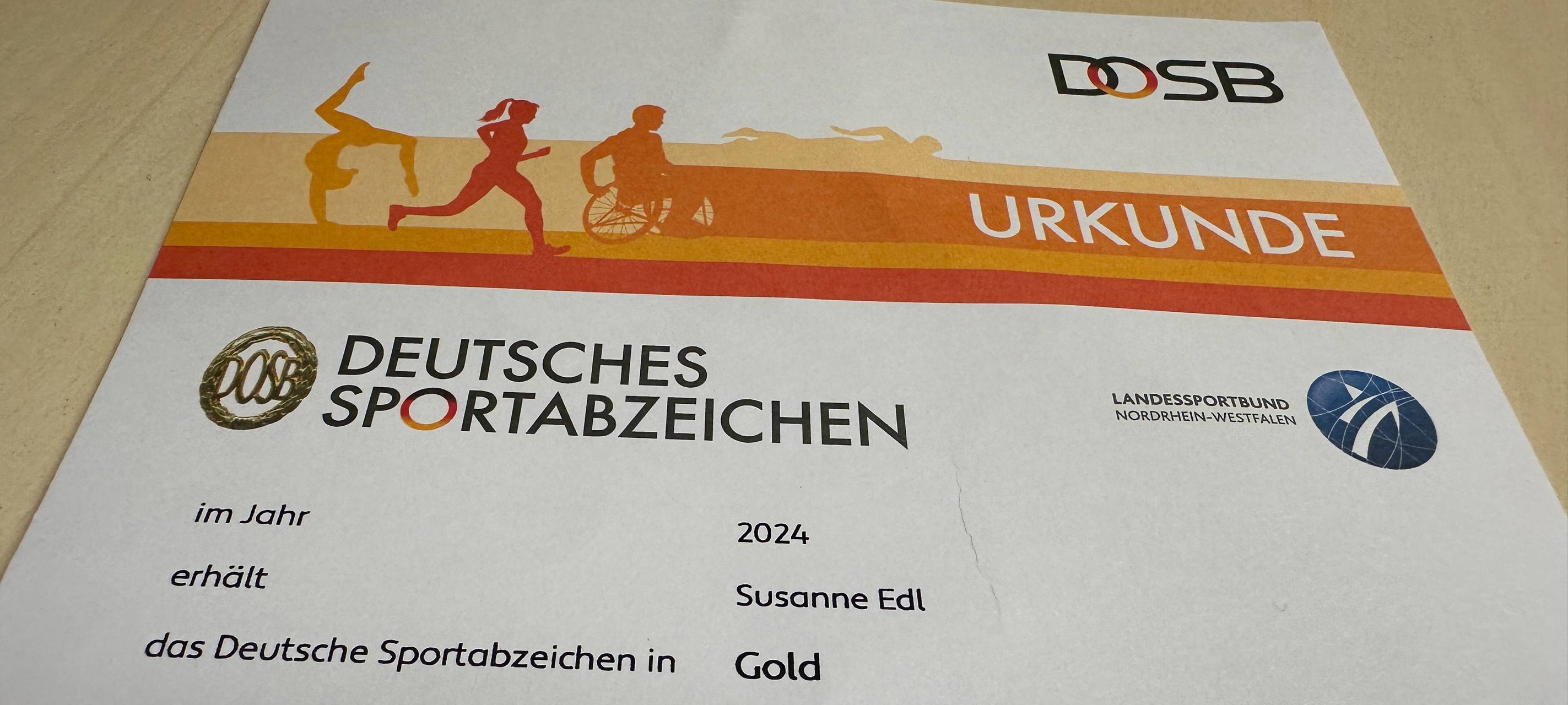 Bilanz Sportabzeichen 2024