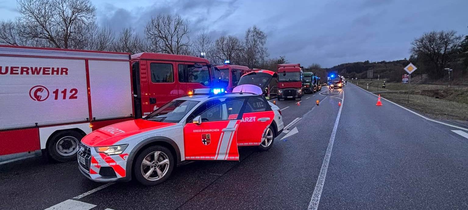 Unfall auf der L115 bei Blankenheim: Frau in Lebensgefahr
