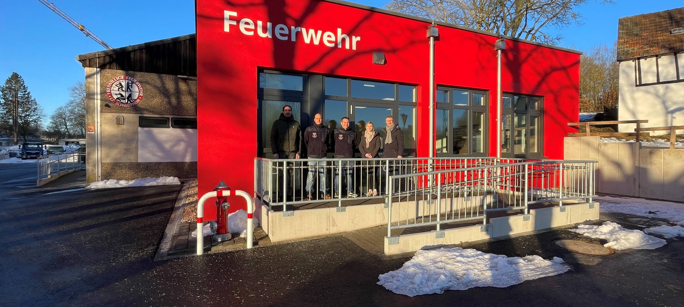 Neubau am Feuerwehrgerätehaus in Dahlem-Schmidtheim fertig