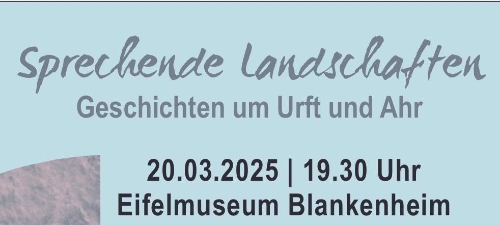 20.03 "Sprechende Landschaften"