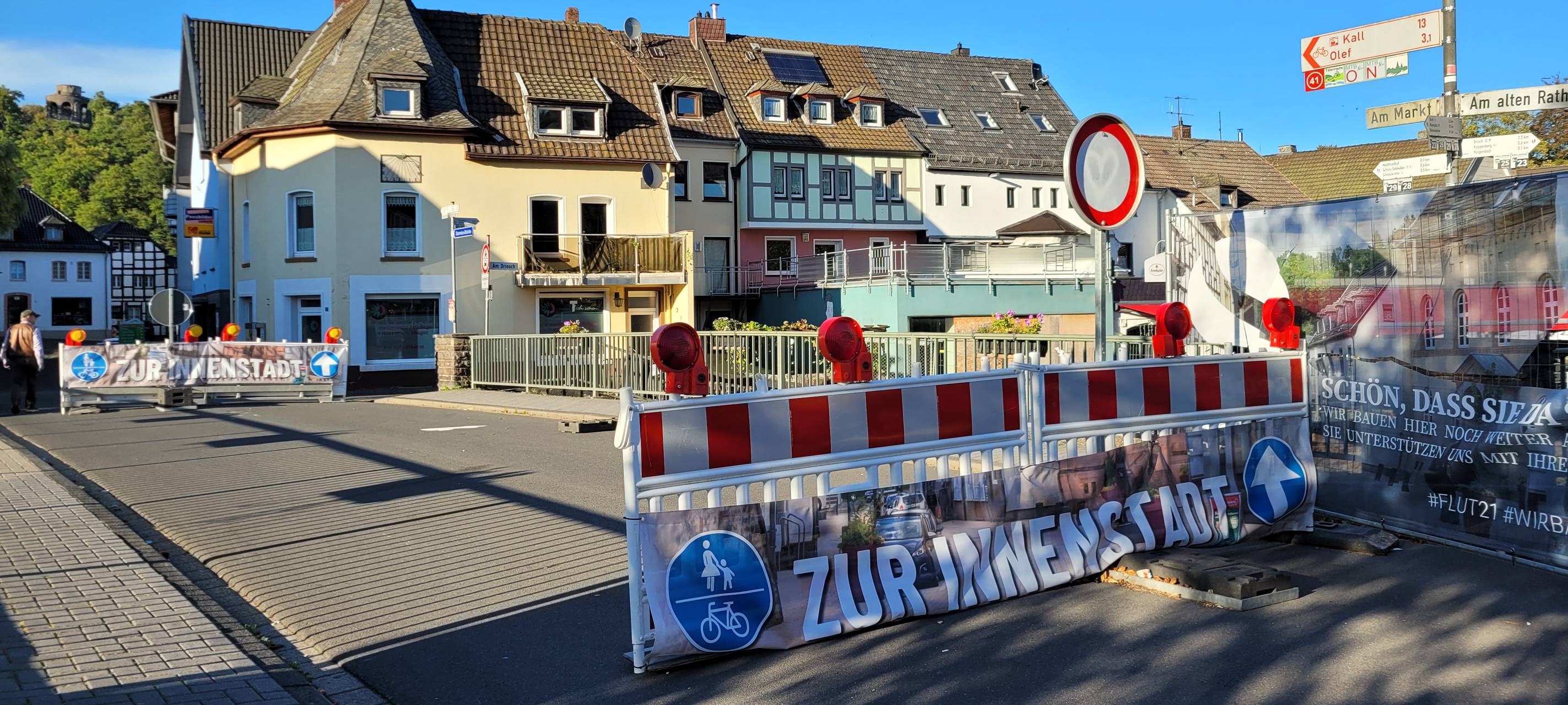 Neue Brücke am Markt in Schleiden erst Ende Mai fertig