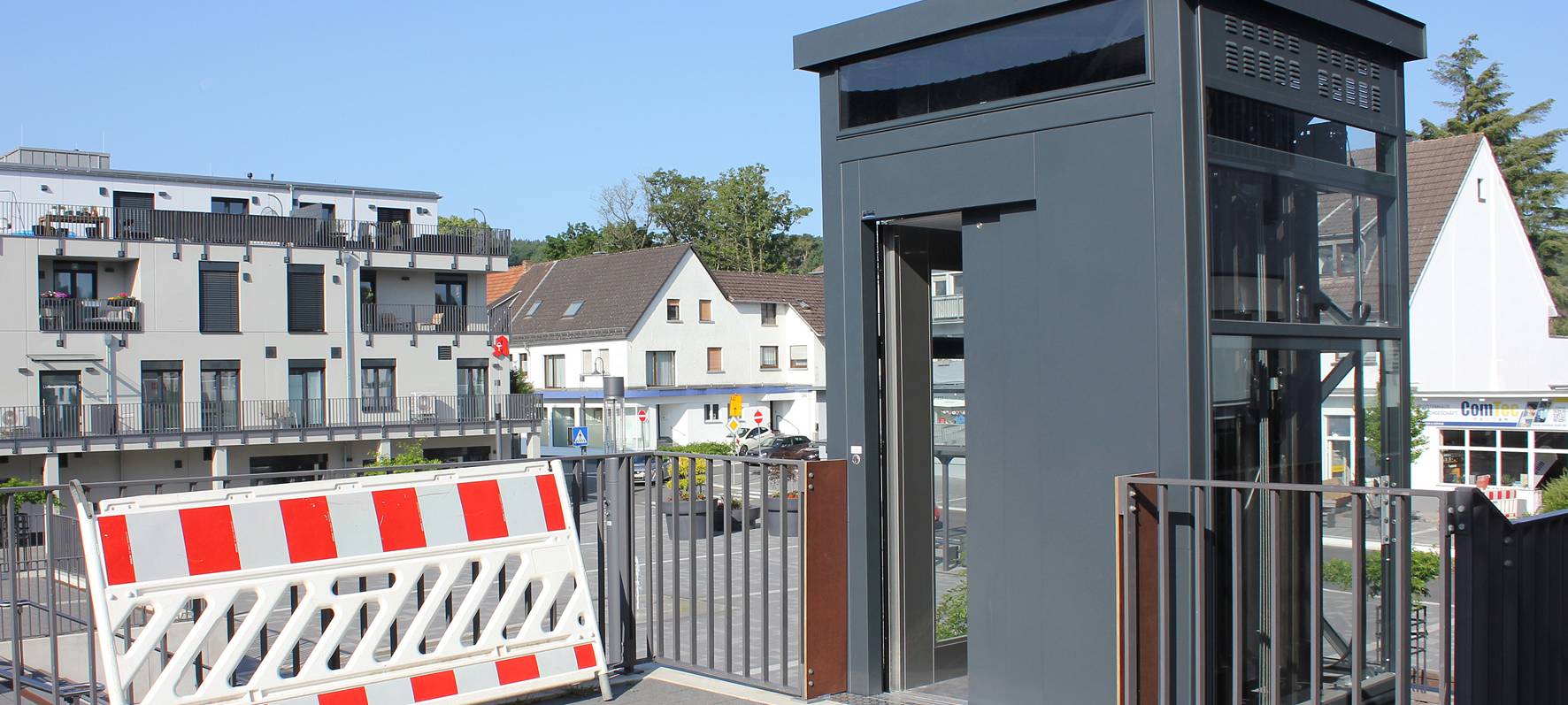 Barrierefreiheit: Aufzug am Bahnhof Kall