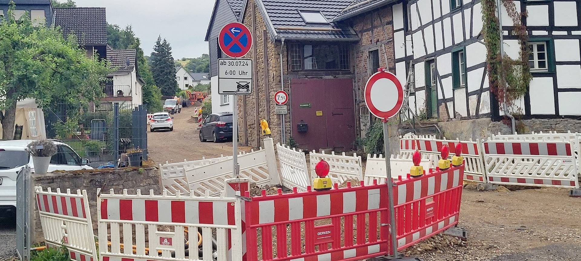 Sperrung der K58 in Mechernich verlängert sich bis Dezember