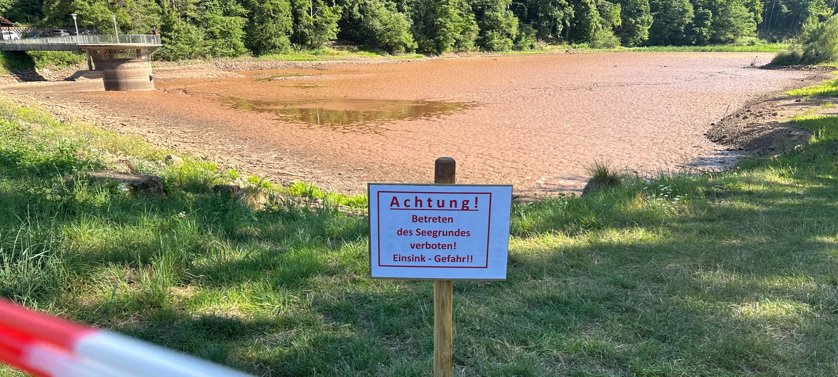 Schlamm im Mühlensee in Kommern muss trockengelegt werden