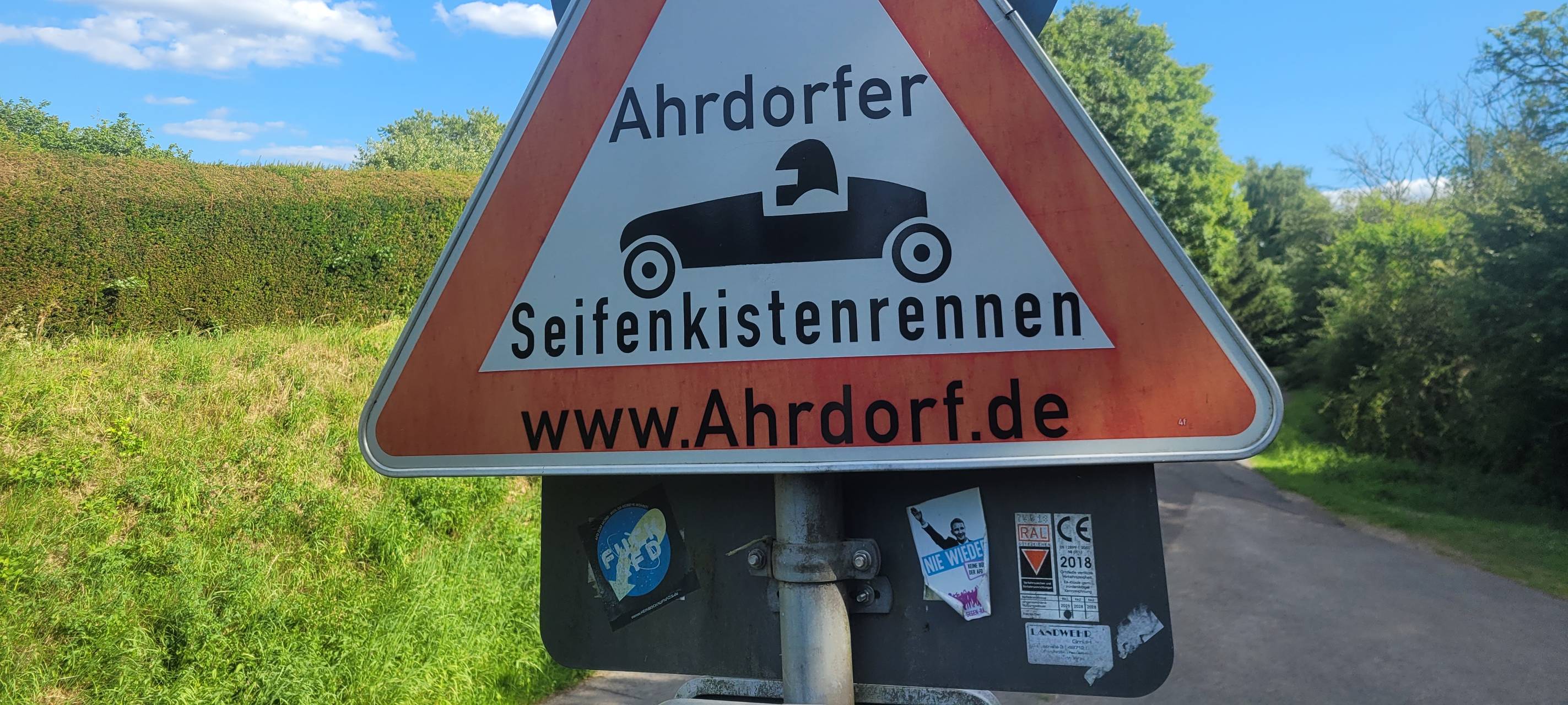 Jubiläum beim Ahrdorfer Seifenkistenrennen