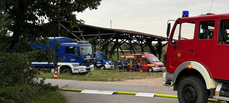 Katastrophenschutzübung in Hellenthal