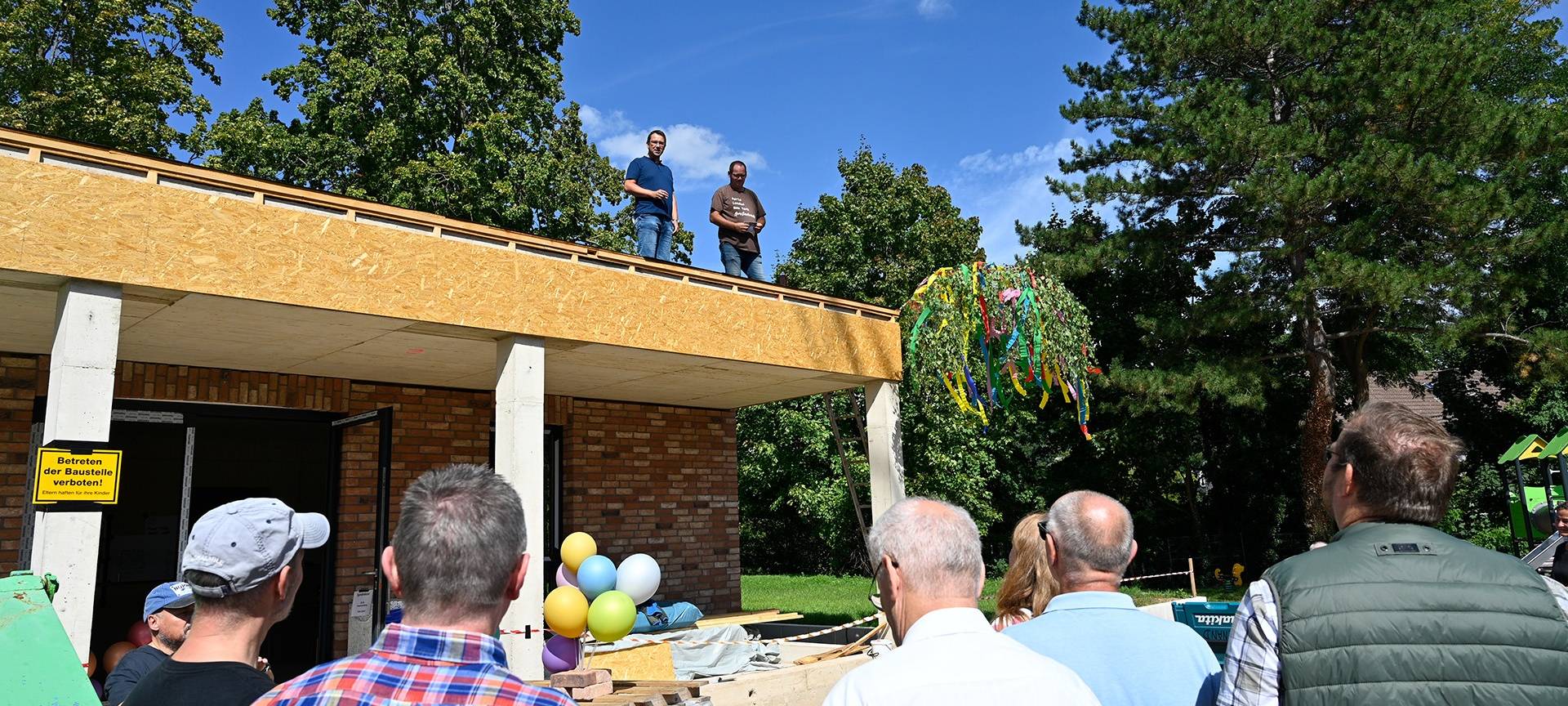 Richtfest für Dorfgemeinschaftshaus in Breitenbenden