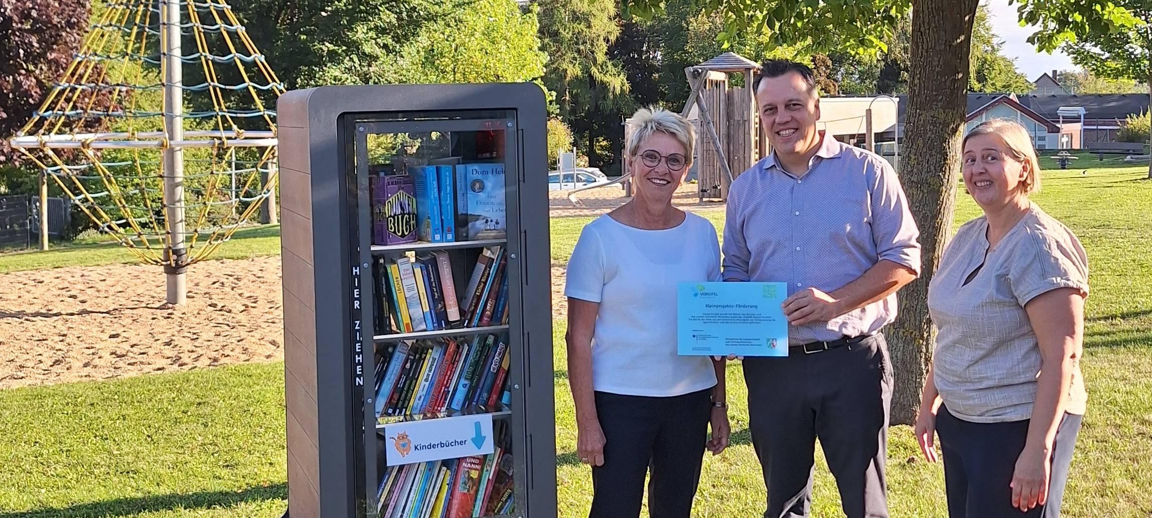 Neuer Bücherschrank in Euskirchen