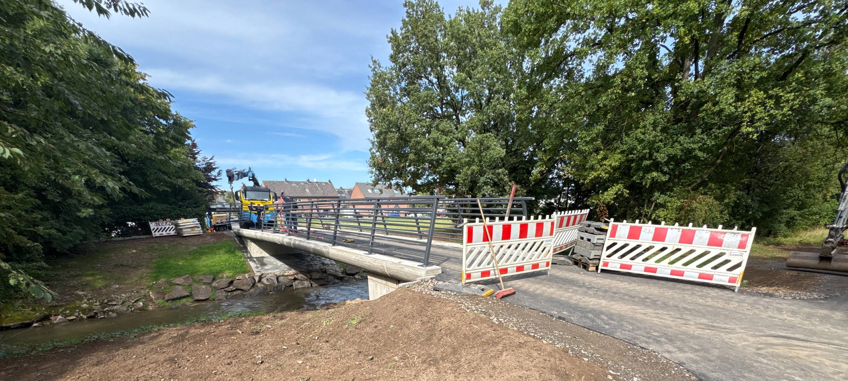 Letzte Brücke in Euskirchen nach Flutkatastrophe saniert