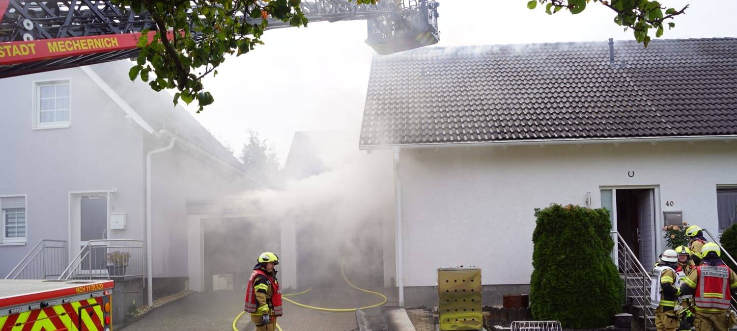 Feuerwehreinsatz in Mechernich