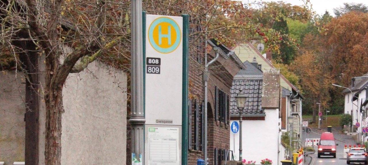 Sperrung der Gielsgasse in Kommern für sechs Wochen