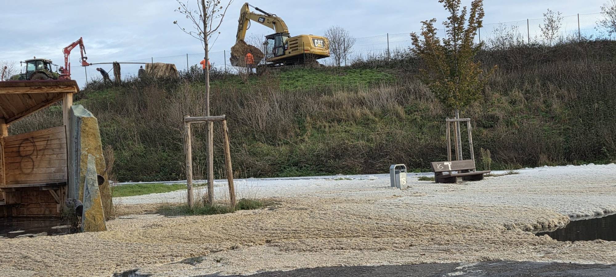 Rübenwasser ist in Euskirchen in die Erft gelaufen