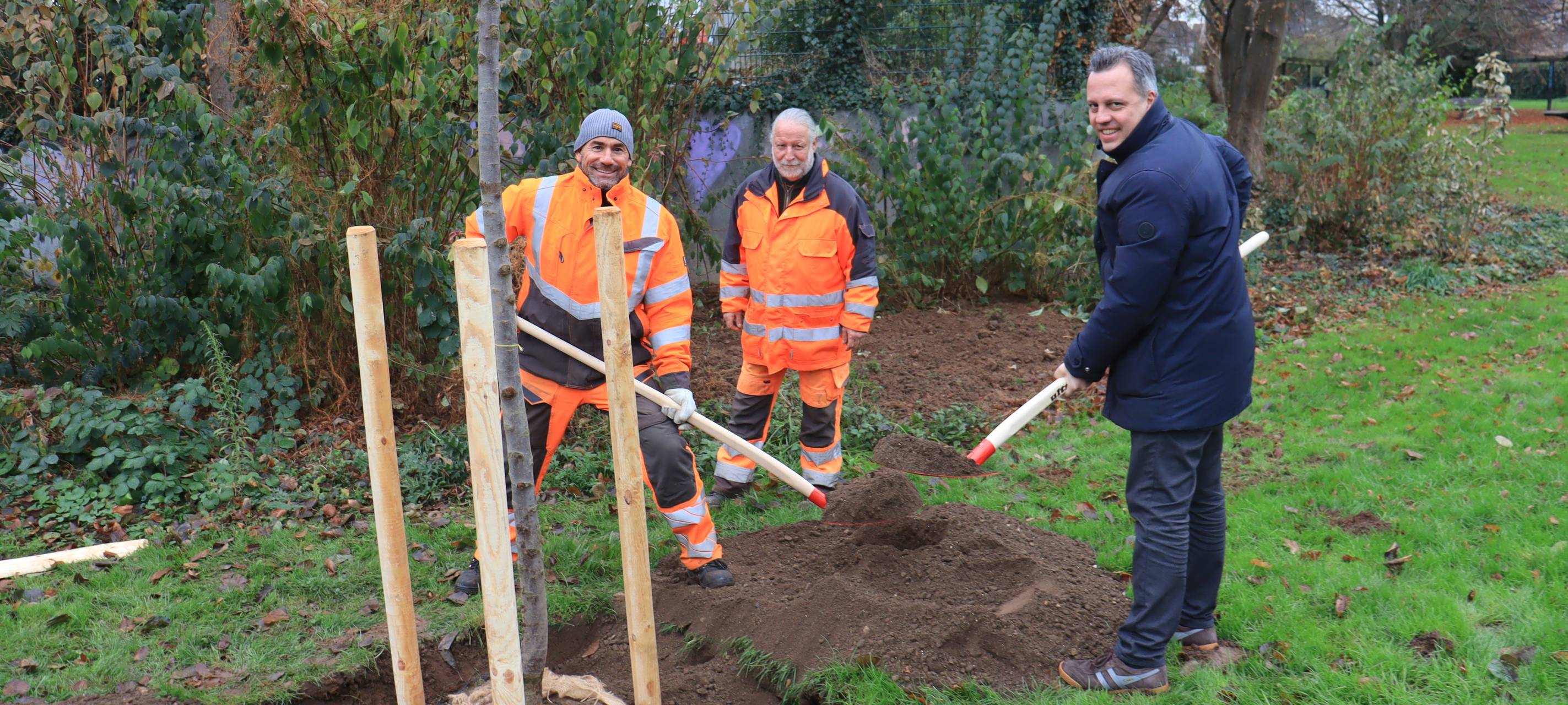 Baumpflanz-Challenge in Euskirchen