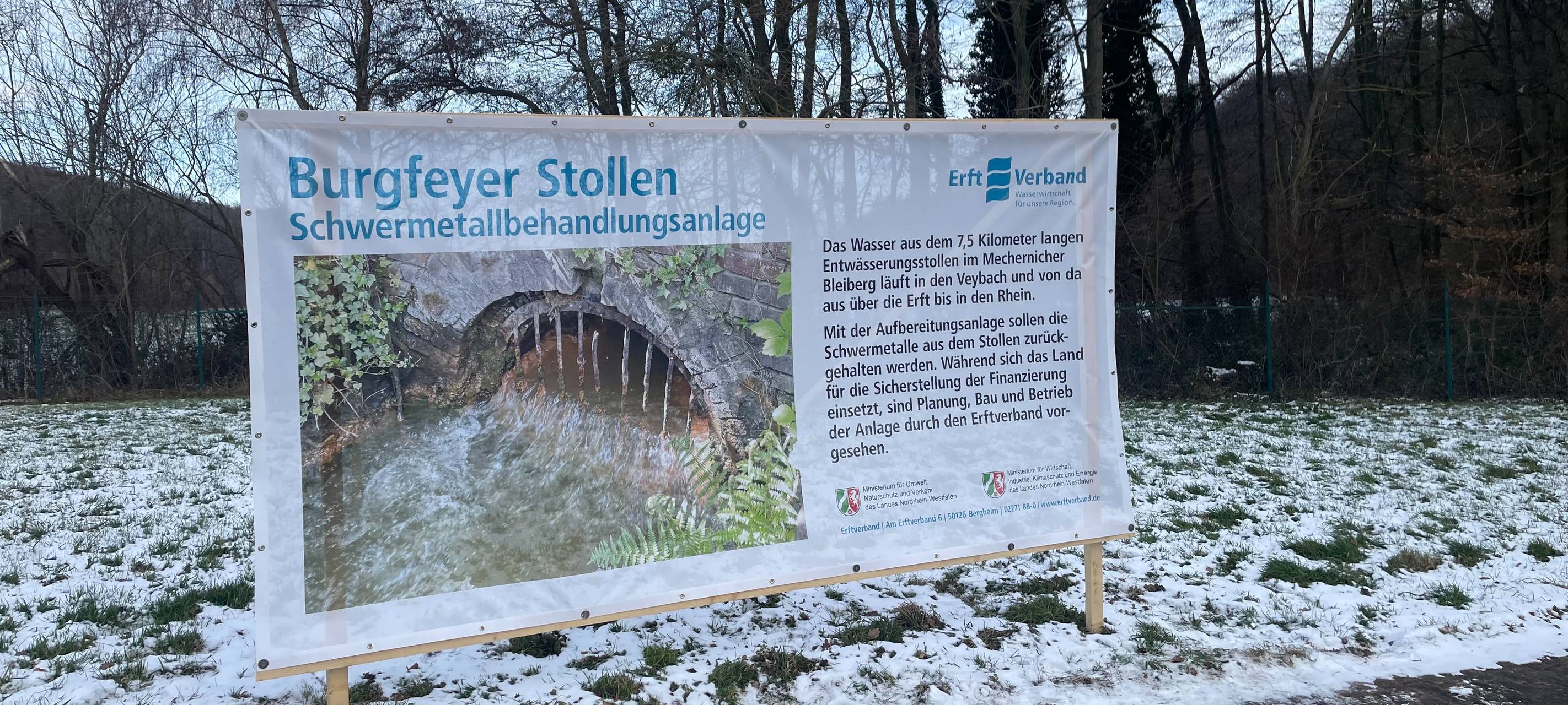 Burgfeyer Stollen in Mechernich bekommt Giftbremse