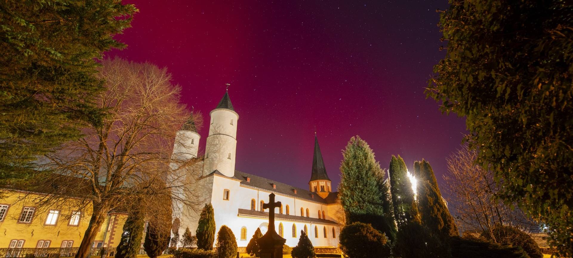 Polarlichter über dem Kreis Euskirchen