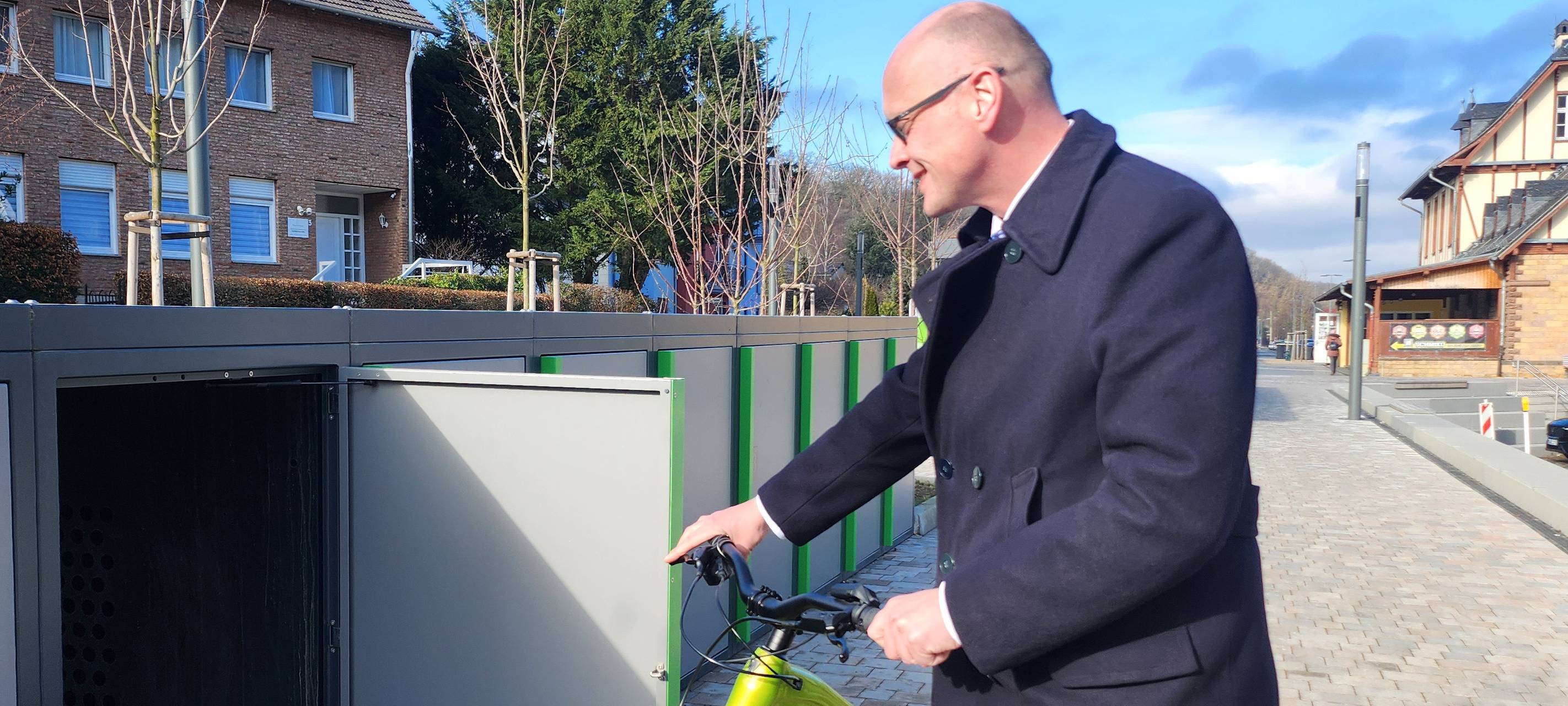 20 neue Fahrradboxen in Bad Münstereifel
