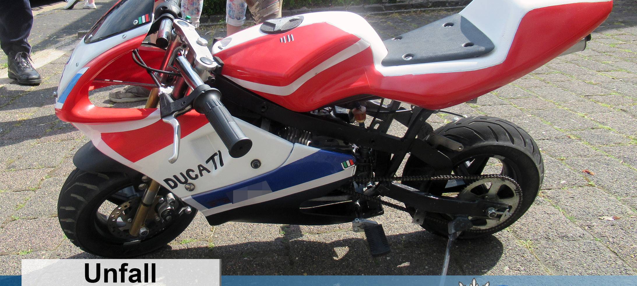 Britischer Tourist stürzt mit Pocket-Bike