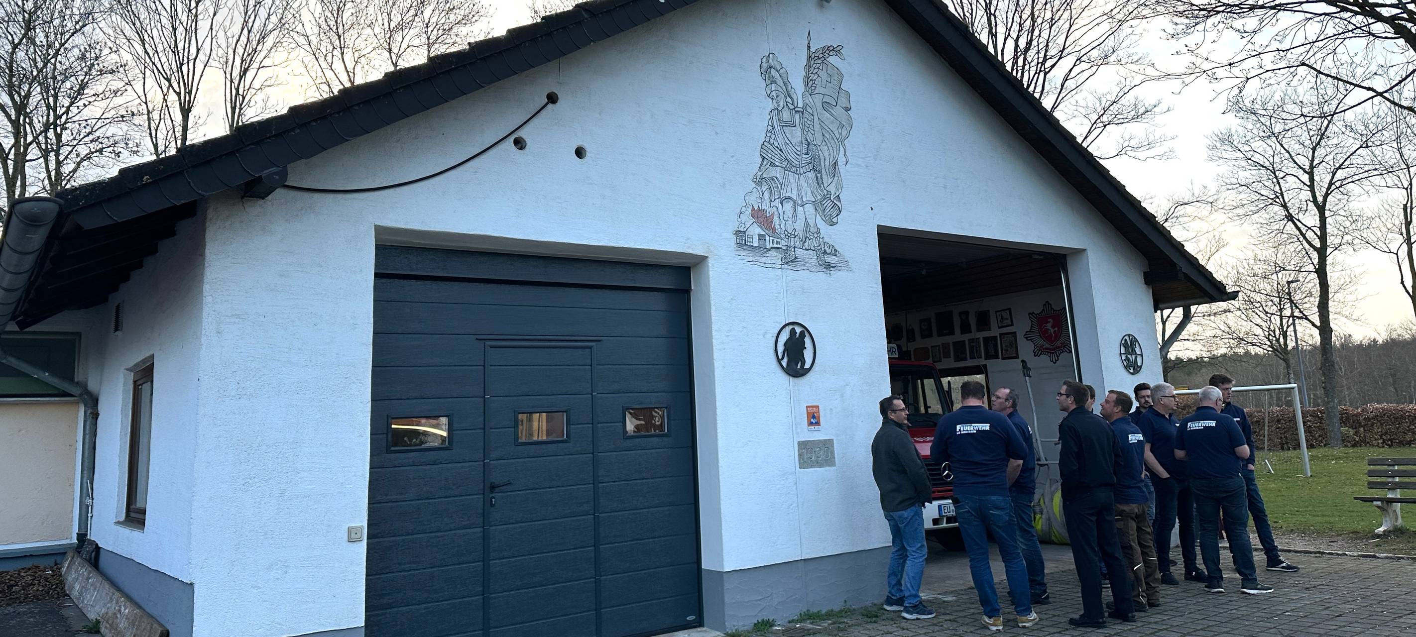 Anbau für Feuerwehr-Gerätehaus Roderath
