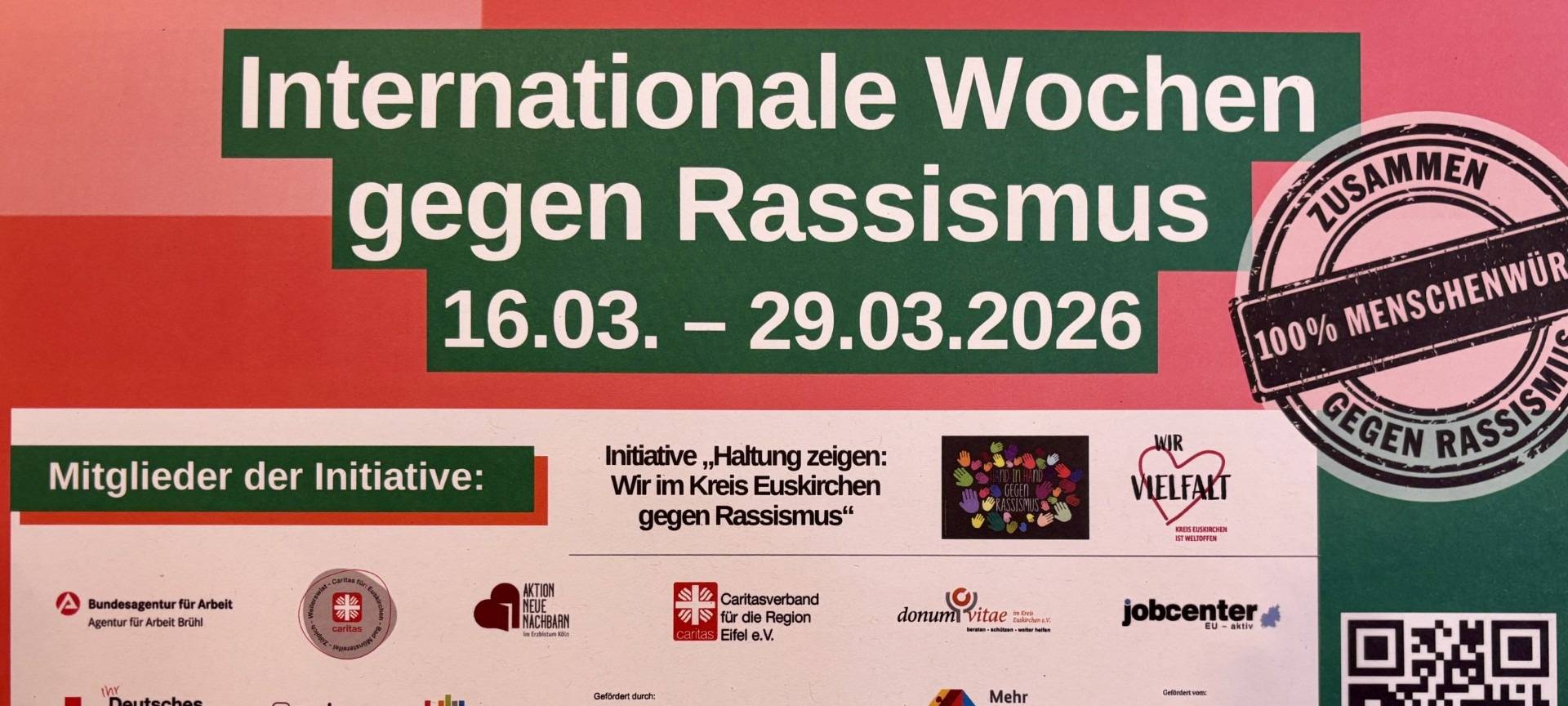 Internationale Wochen gegen Rassismus im Kreis Euskirchen