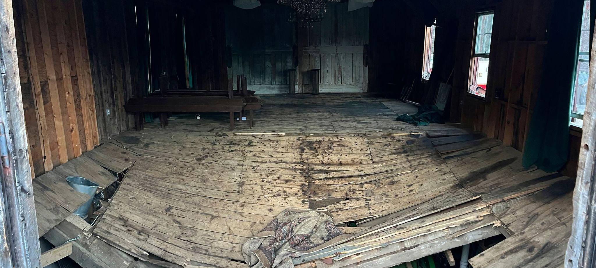Fußbodeneinbruch Hochzeit in New Hampshire
