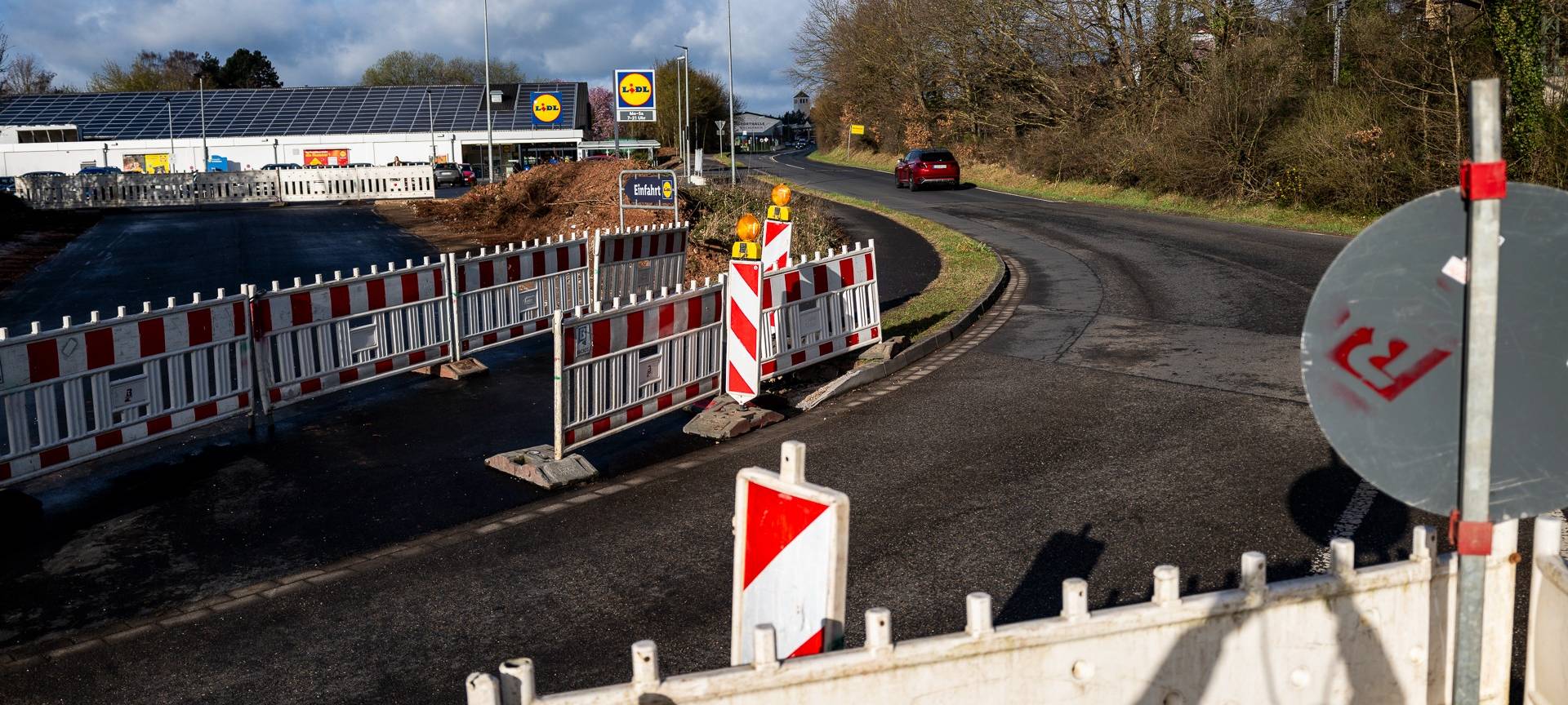 Sperrung der Feytalstraße in Mechernich