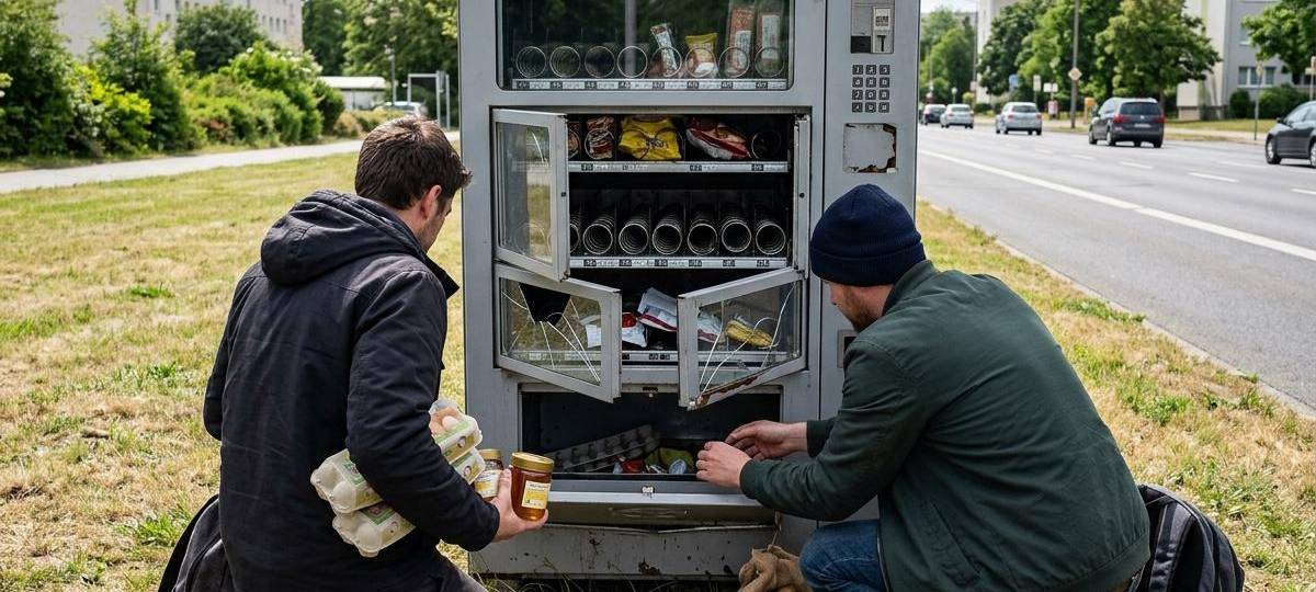 Snack-Automat in Euskirchen mehrfach aufgebrochen