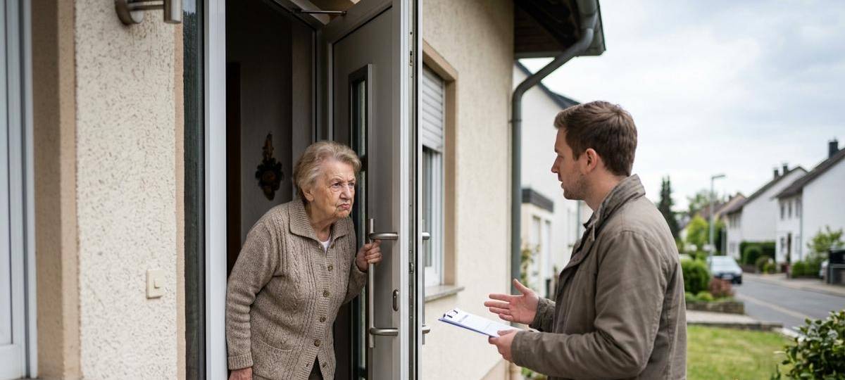 Betrugsmasche Haustüre