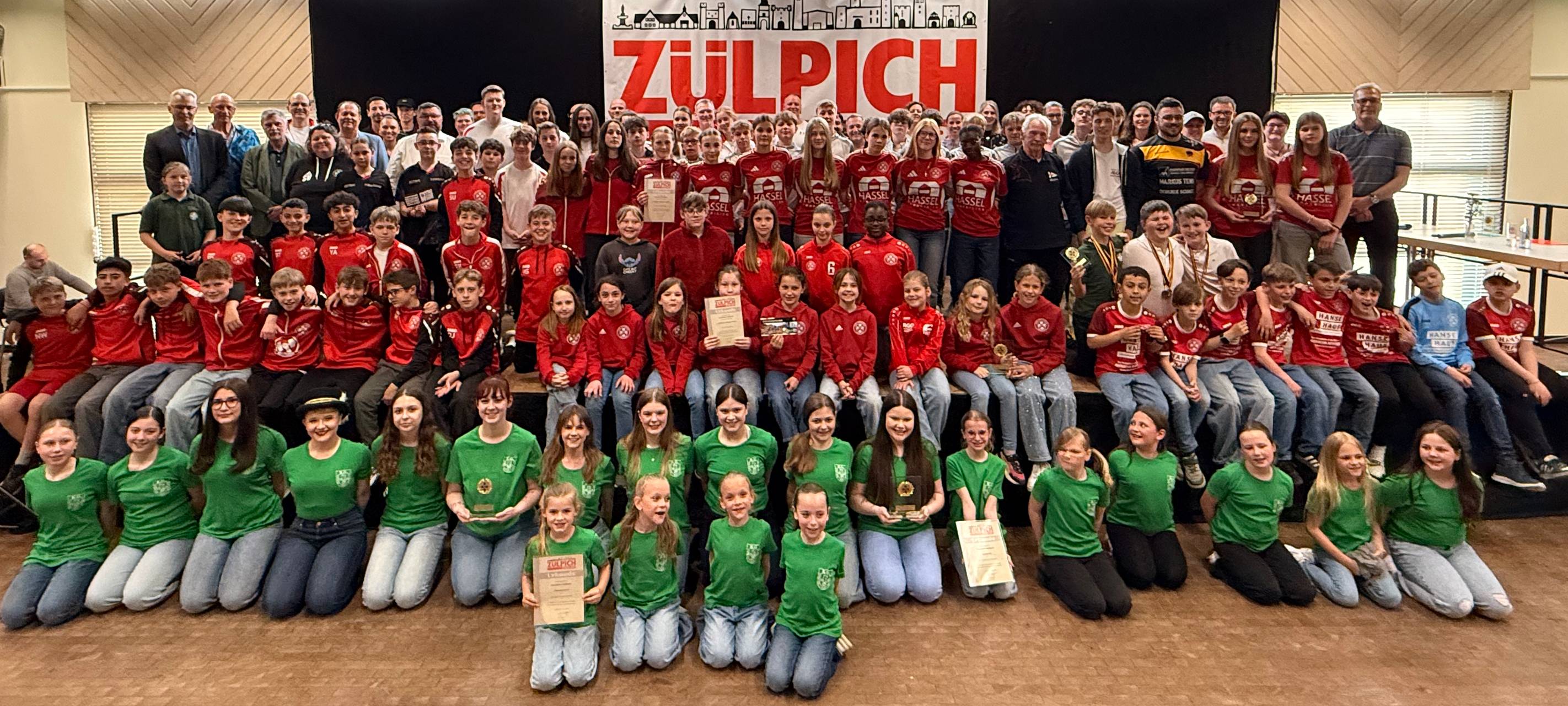 Zülpich hat seine Sportlerinnen und Sportler ausgezeichnet
