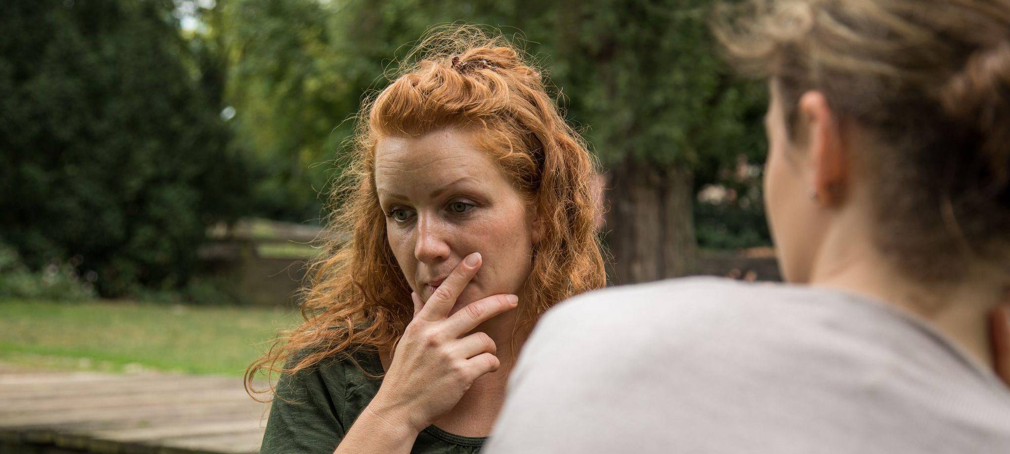 Freundinnen im Park