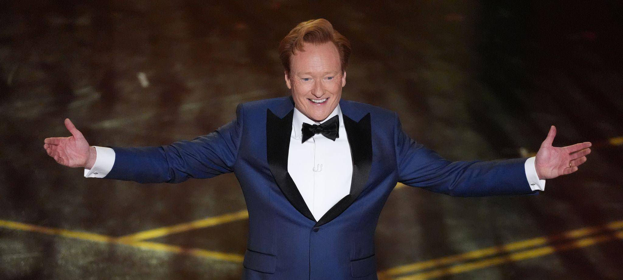Moderator Conan O'Brien