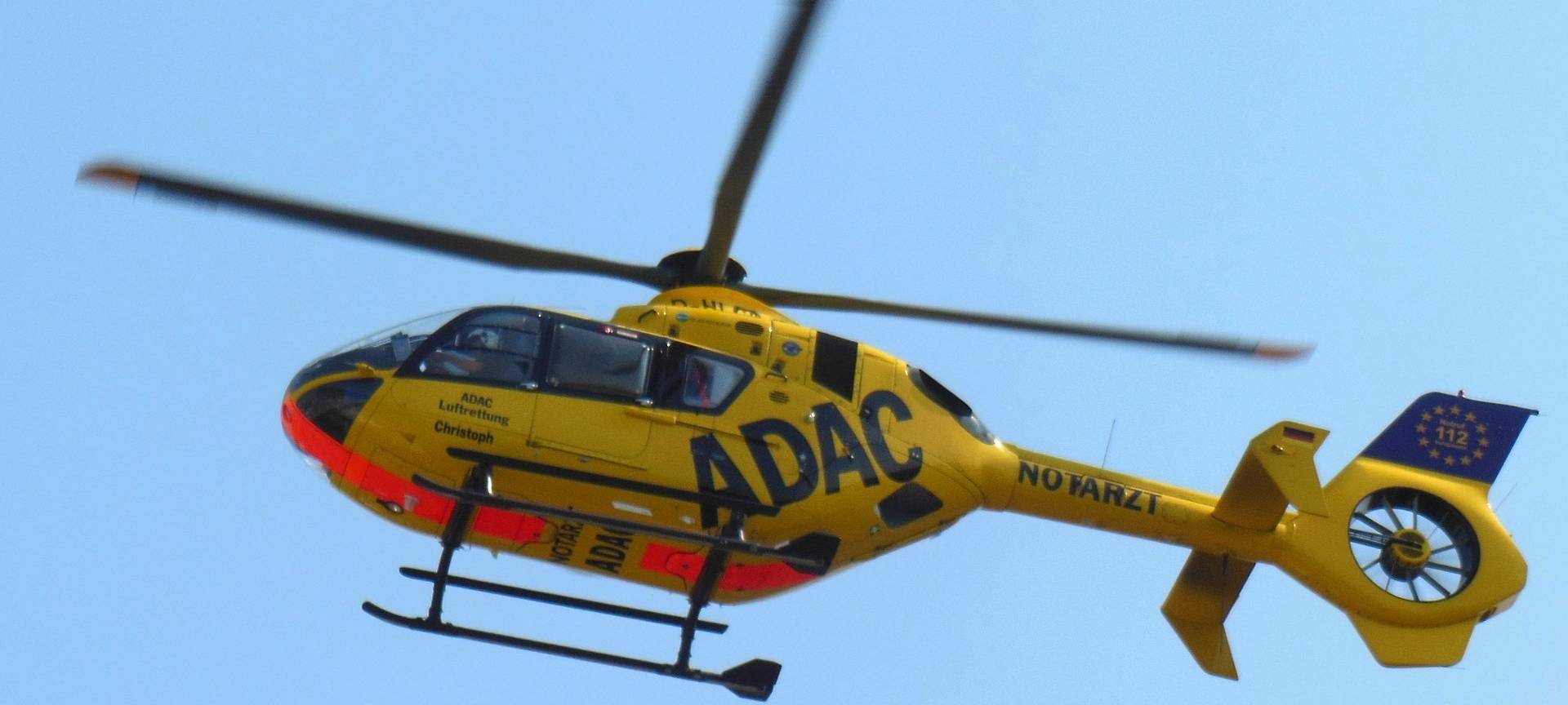 Rettungshubschrauber in Hellenthal im Einsatz