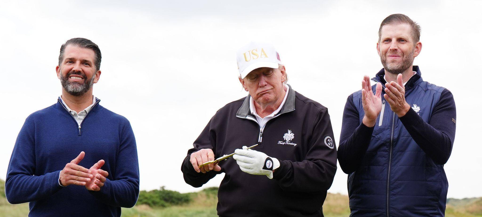 US-Präsident Trump in Schottland