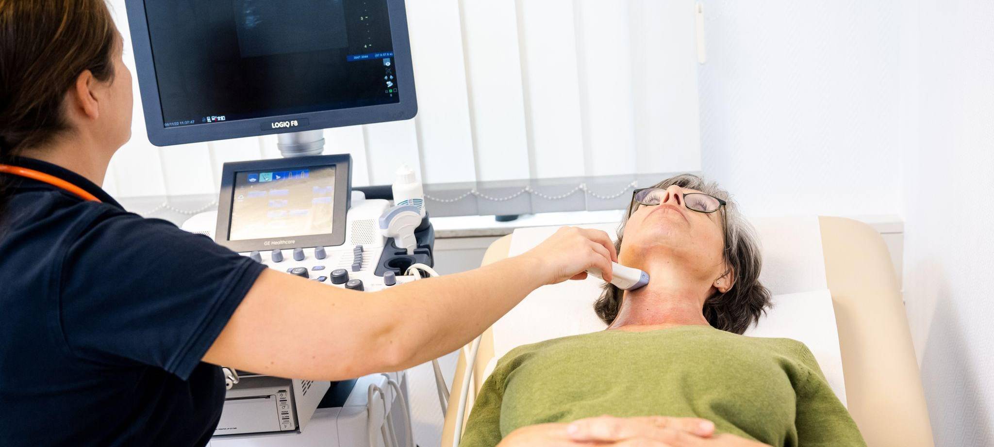 Ultraschalluntersuchung der Schilddrüse