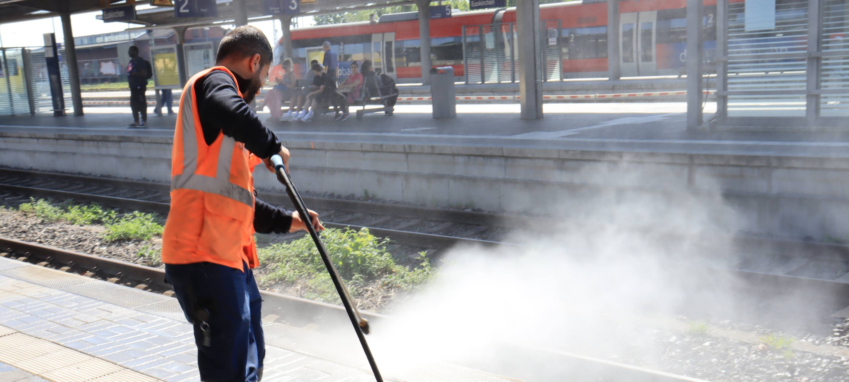 Frühjahrsputz am Euskirchener Bahnhof