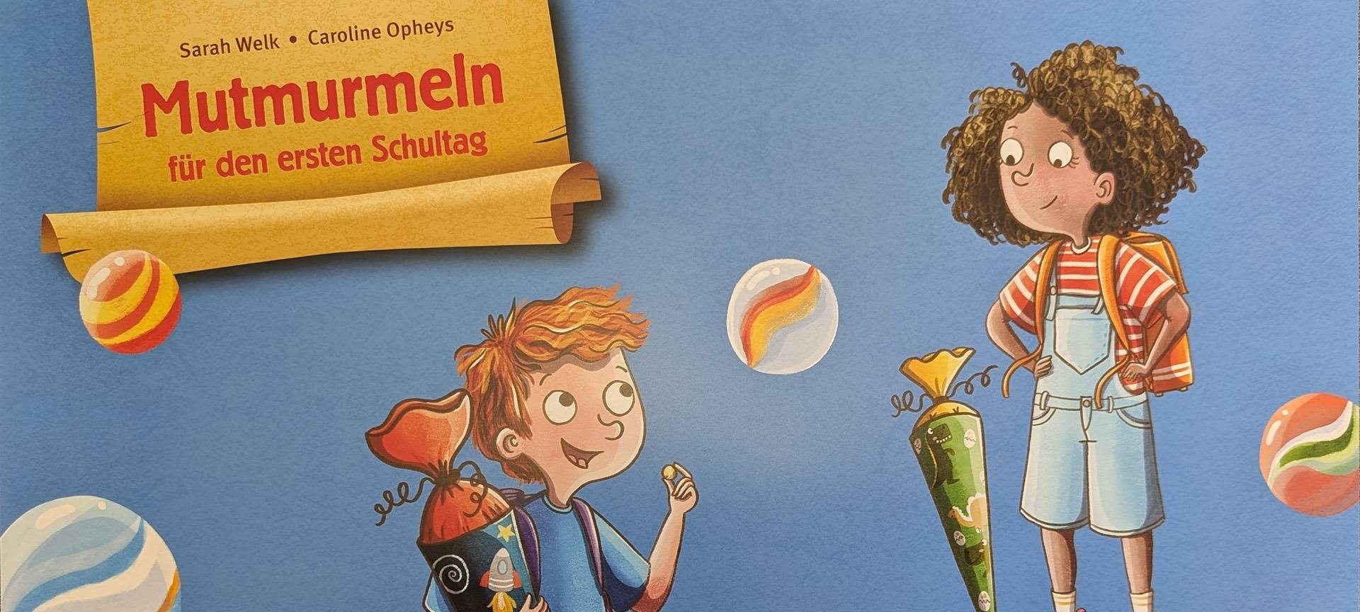 Am 30. Juni liest Claudia Schulz in der Stadtbücherei Mechernich aus dem Kamishibai „Mutmurmeln für den ersten Schultag“.