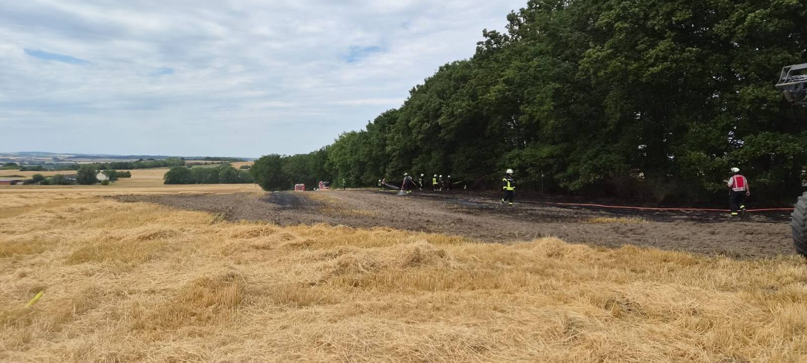 5000qm Feldbrand in Zülpich-Virnich