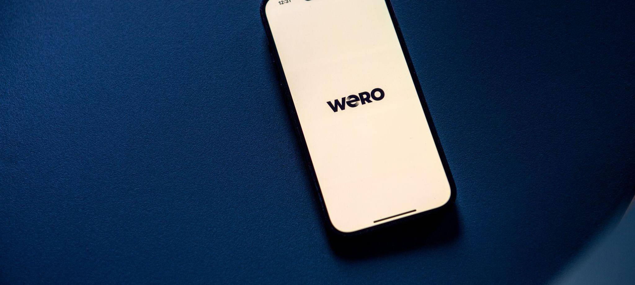 Das Online-Zahlungssystem Wero auf einem Smartphone